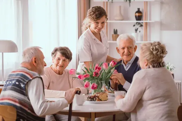 How Independent Living with supportive services** Differs From a Nursing Home